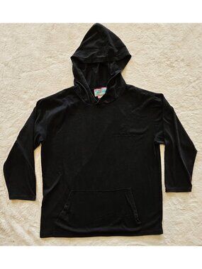 Vintage Higher state Hooded long sleeve shirt Women's Medium Black